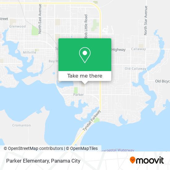 Parker Elementary map