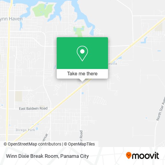 Winn Dixie Break Room map