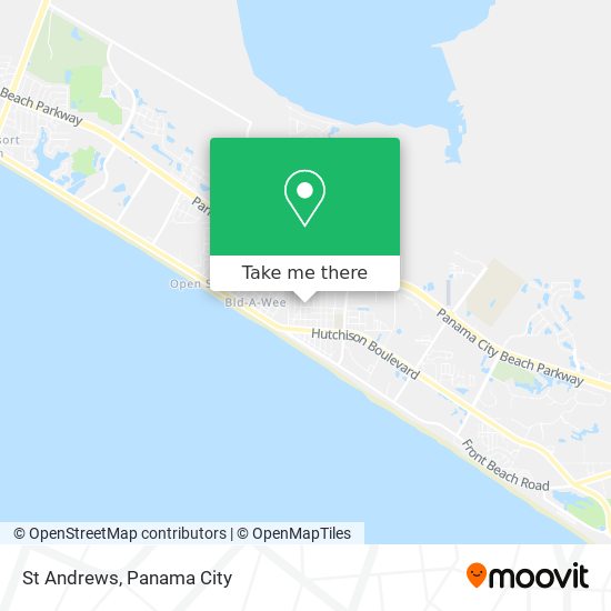Mapa de St Andrews