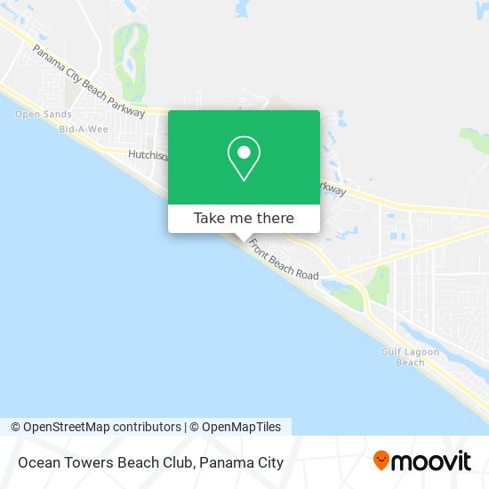 Ocean Towers Beach Club map