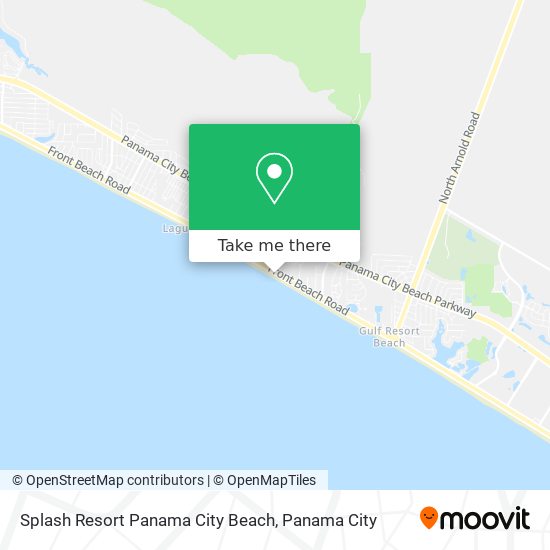 Splash Resort Panama City Beach map