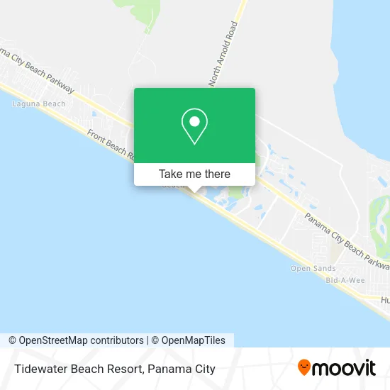 Mapa de Tidewater Beach Resort
