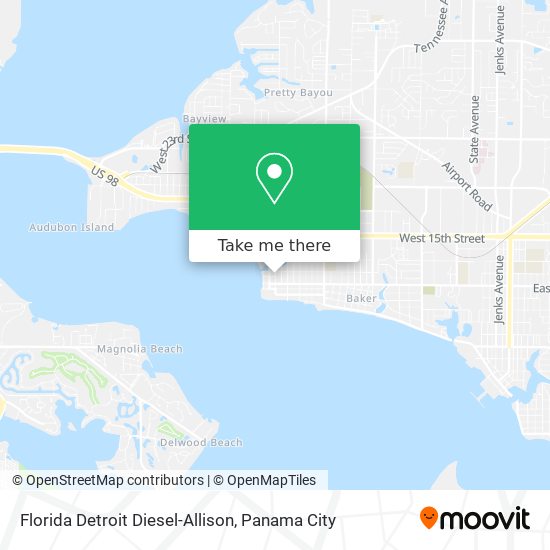 Florida Detroit Diesel-Allison map
