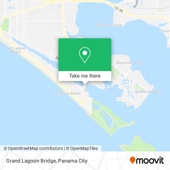 Grand Lagoon Bridge map