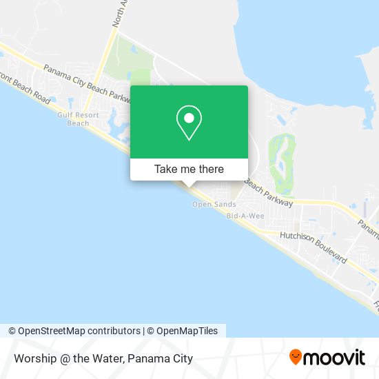 Worship @ the Water map
