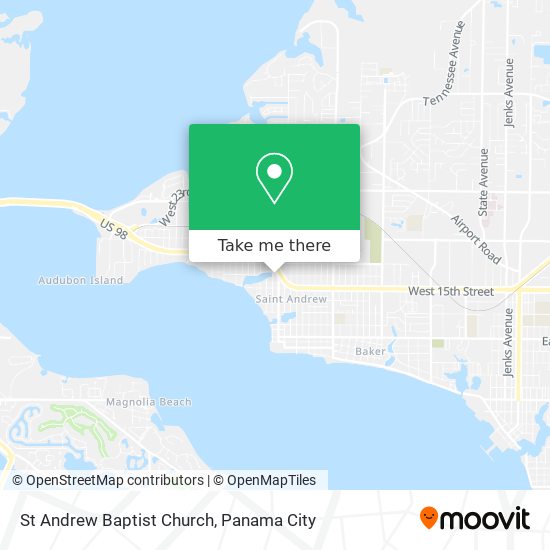 St Andrew Baptist Church map