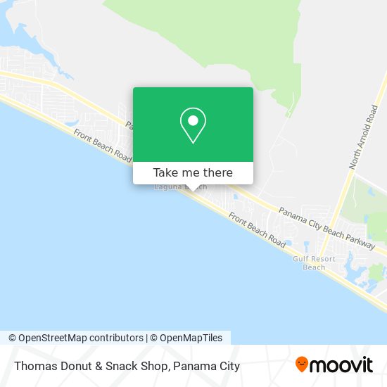 Mapa de Thomas Donut & Snack Shop