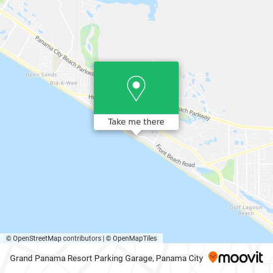 Grand Panama Resort Parking Garage map