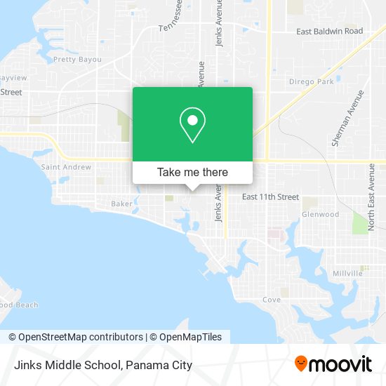Mapa de Jinks Middle School