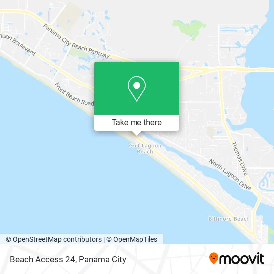 Beach Access 24 map