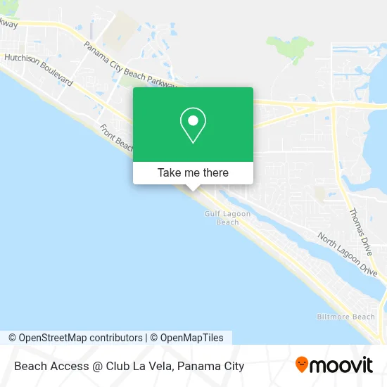 Beach Access @ Club La Vela map