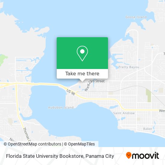 Florida State University Bookstore map
