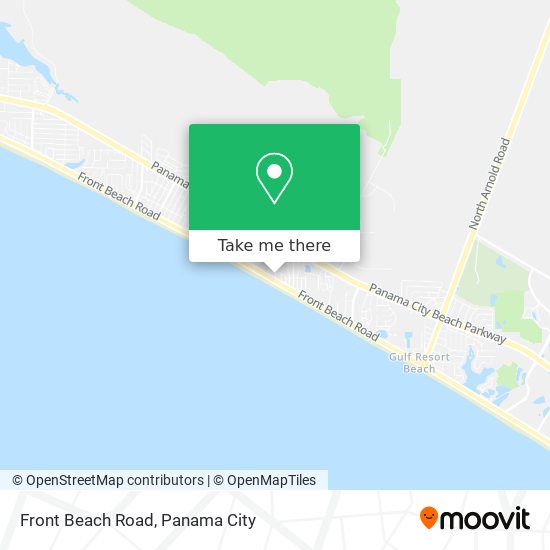 Front Beach Road map