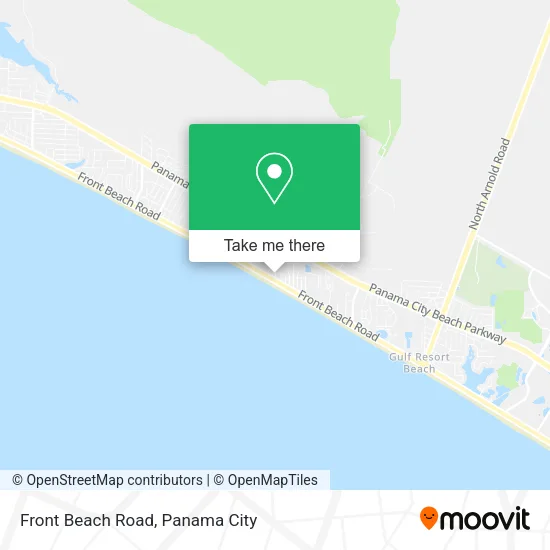 Front Beach Road map