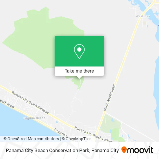 Mapa de Panama City Beach Conservation Park