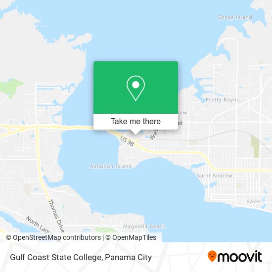 Gulf Coast State College Map How To Get To Gulf Coast State College In Panama City By Bus?