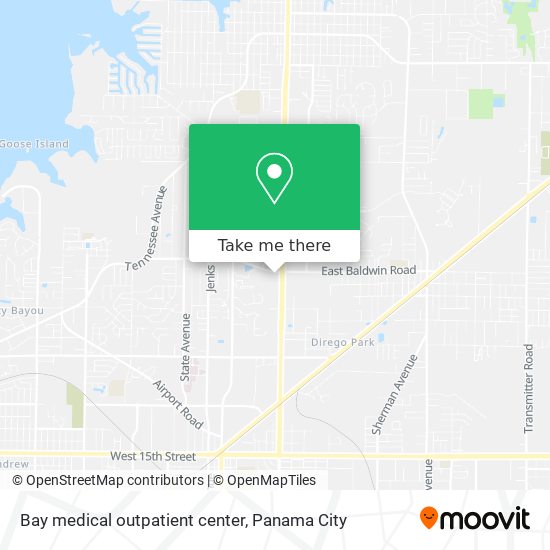 Mapa de Bay medical outpatient center