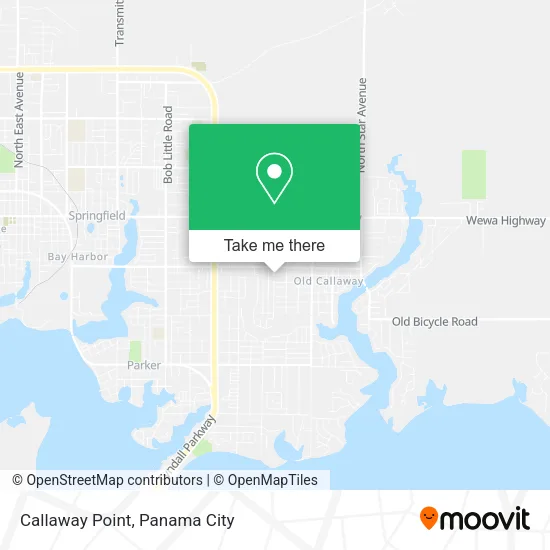 Callaway Point map