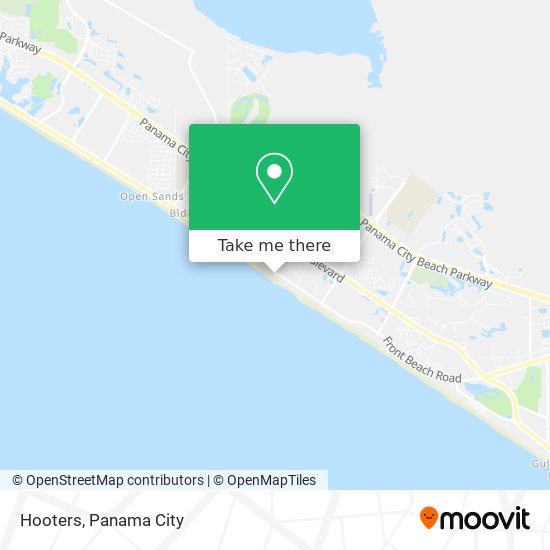 Hooters map