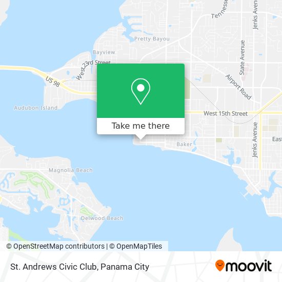 How to get to St. Andrews Civic Club in Panama City by Bus?
