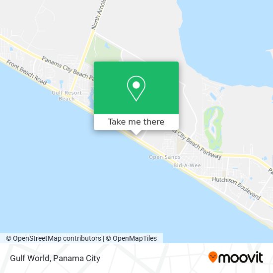 Mapa de Gulf World