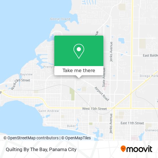 Quilting By The Bay map