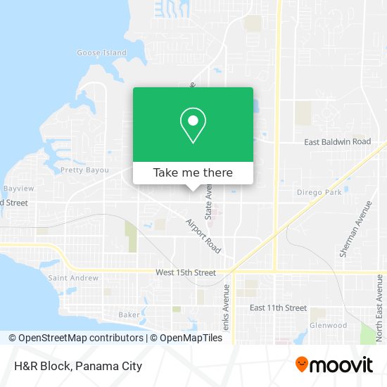 How to get to H&R Block in Panama City by Bus?