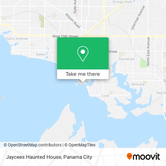 Mapa de Jaycees Haunted House