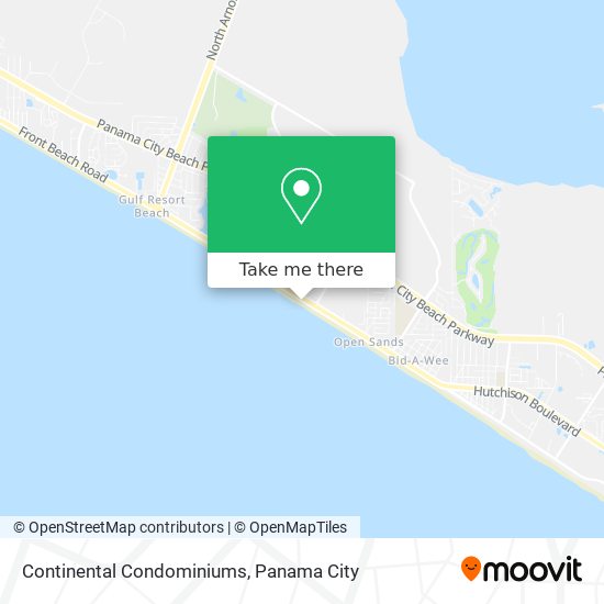 Continental Condominiums map