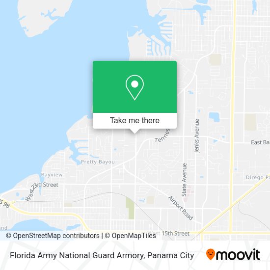Florida Army National Guard Armory map