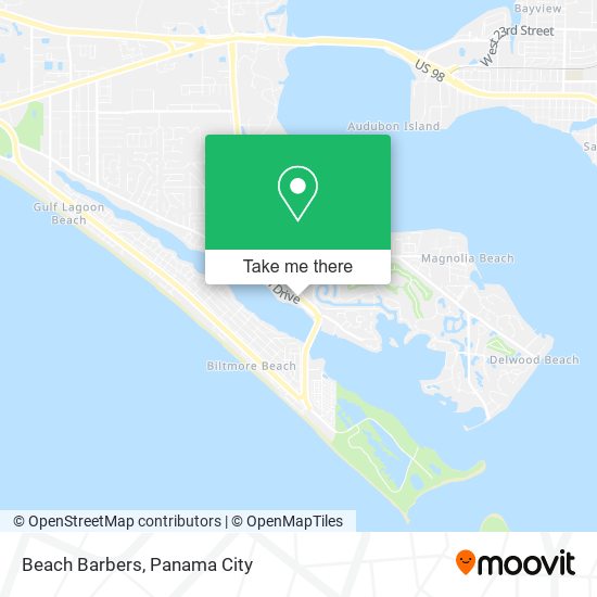 Beach Barbers map