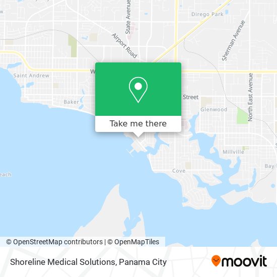 Shoreline Medical Solutions map