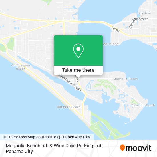 Magnolia Beach Rd. & Winn Dixie Parking Lot map