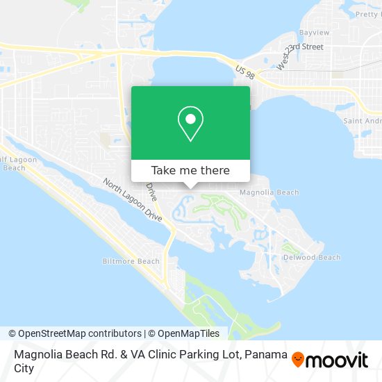 Mapa de Magnolia Beach Rd. & VA Clinic Parking Lot