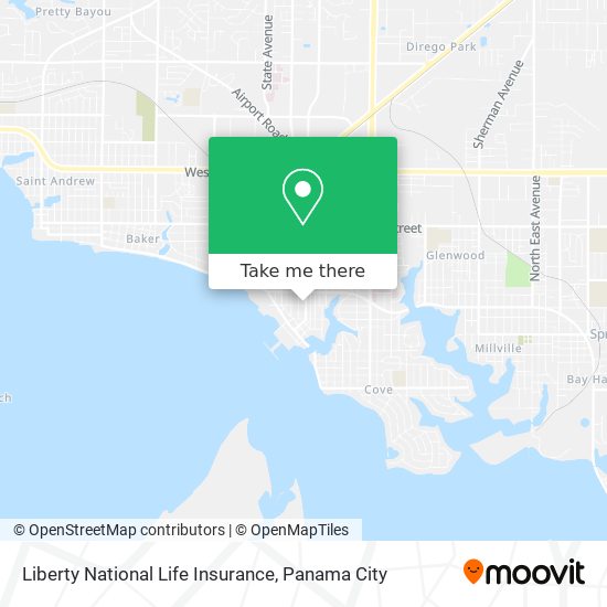 Liberty National Life Insurance map