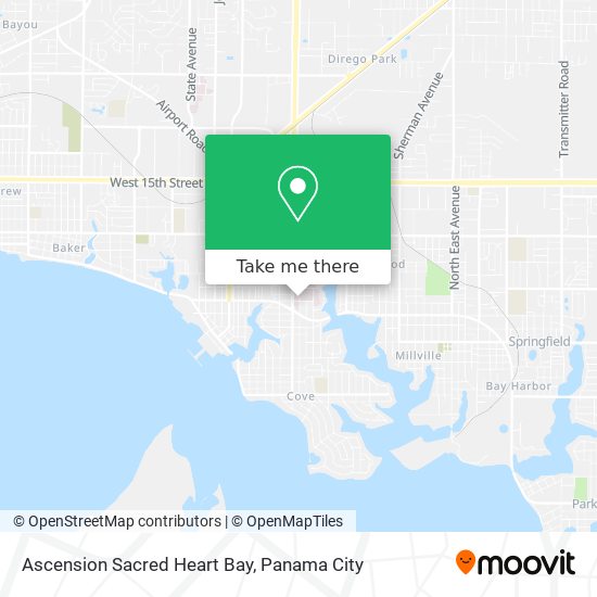 Mapa de Ascension Sacred Heart Bay