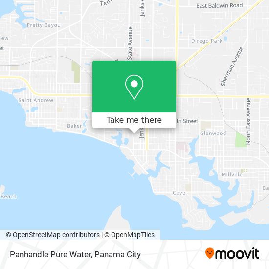 Panhandle Pure Water map