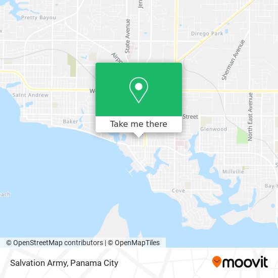 Mapa de Salvation Army