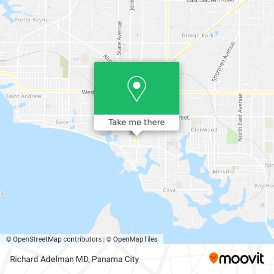 Richard Adelman MD map