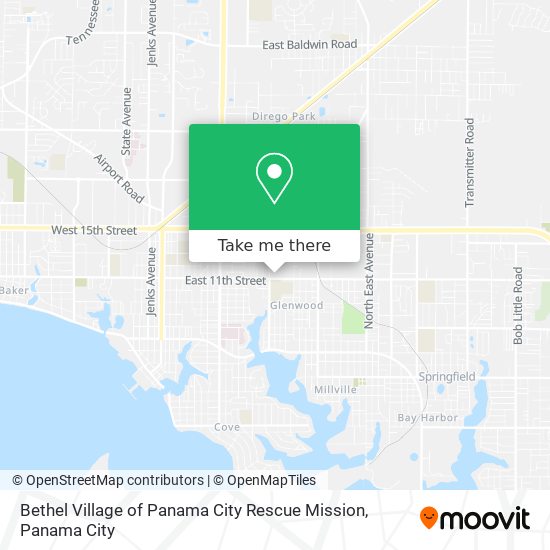Bethel Village of Panama City Rescue Mission map