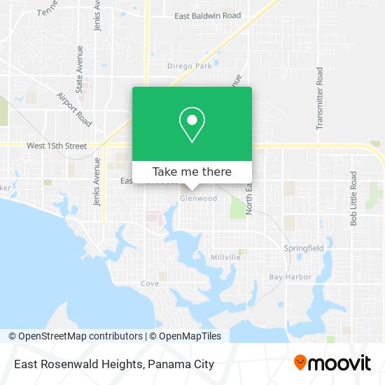 Mapa de East Rosenwald Heights