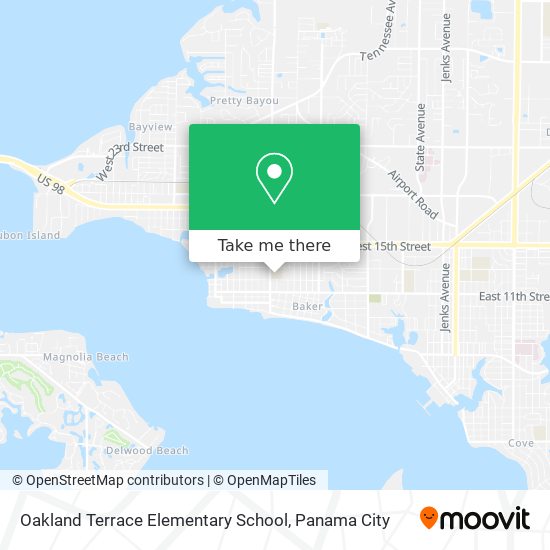 Mapa de Oakland Terrace Elementary School