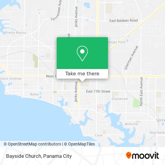 Bayside Church map