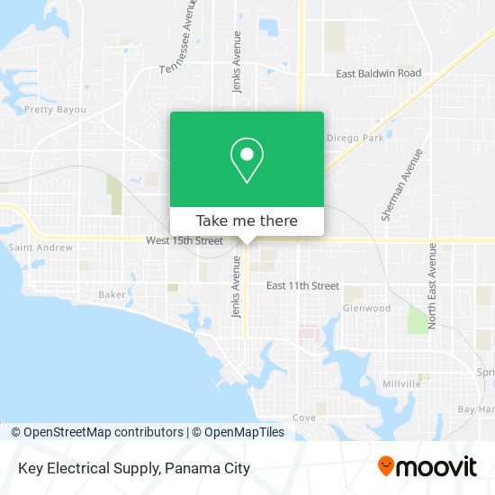 Key Electrical Supply map