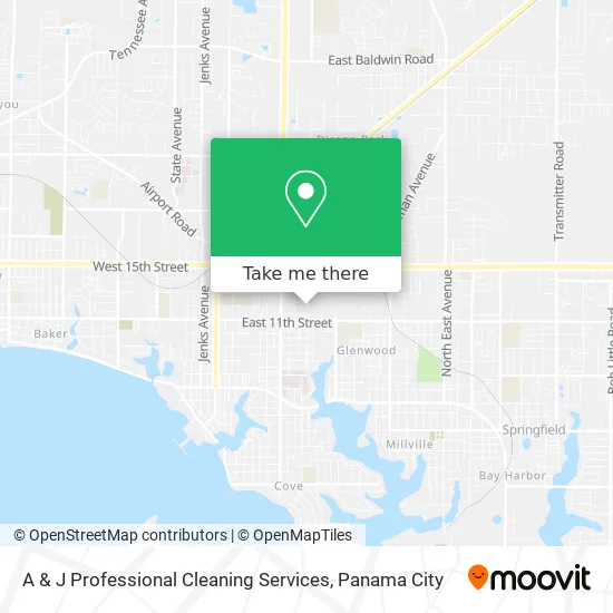 Mapa de A & J Professional Cleaning Services