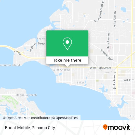 Mapa de Boost Mobile