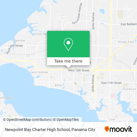 Mapa de Newpolnt Bay Charter High School