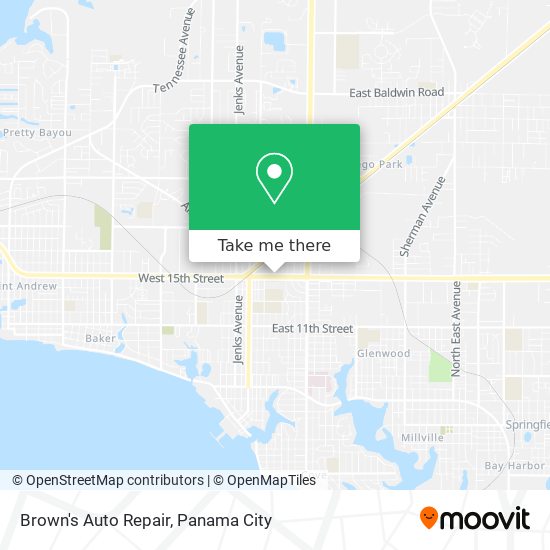 Mapa de Brown's Auto Repair