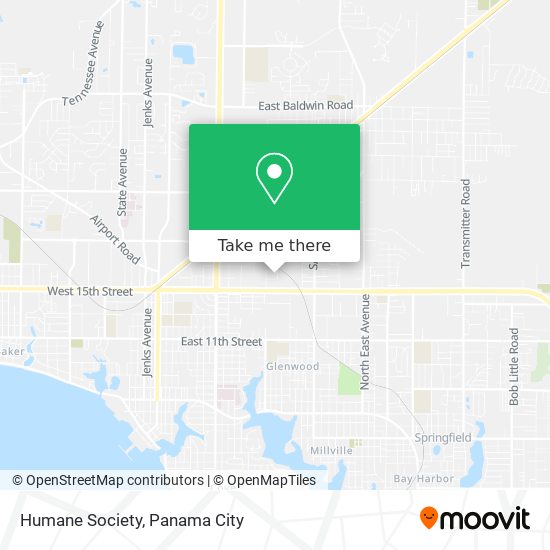 Mapa de Humane Society