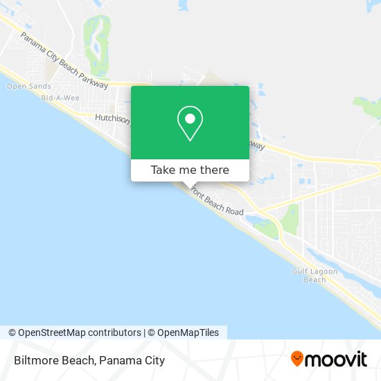 Biltmore Beach map